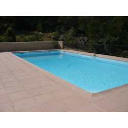 Sopremapool premium pvc liner armé blanc uni double verni 
 standard piscine en eau
